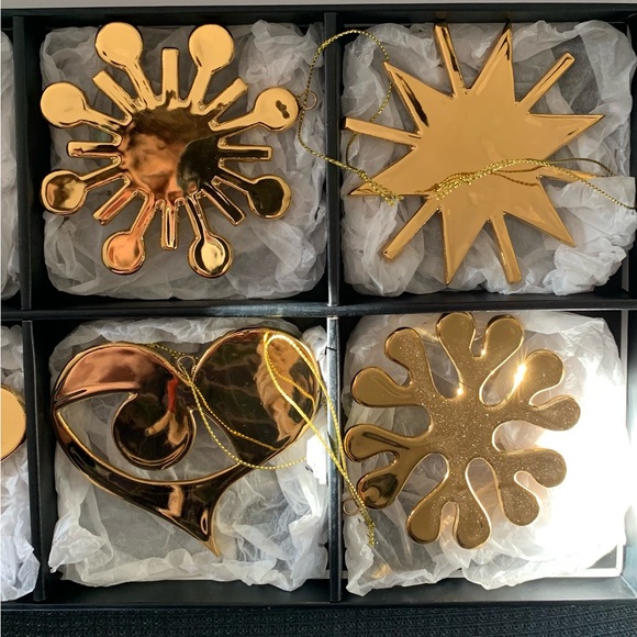 Ornaments 14Kgold-plated by Lucia Eames for Crate&Barrel BNWB PRICE IS FIRM FIRM - Picture 2 of 4
